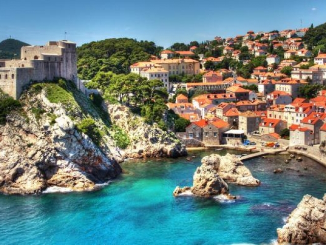 Croatia, Dubrovnik, Fort Lovrijenac