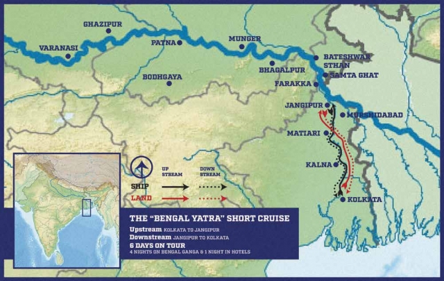 Bengal Yatra - Itinerary & Map