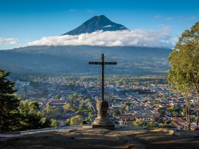 Guatemala, Agua Volcano, Cerro de la Cruz