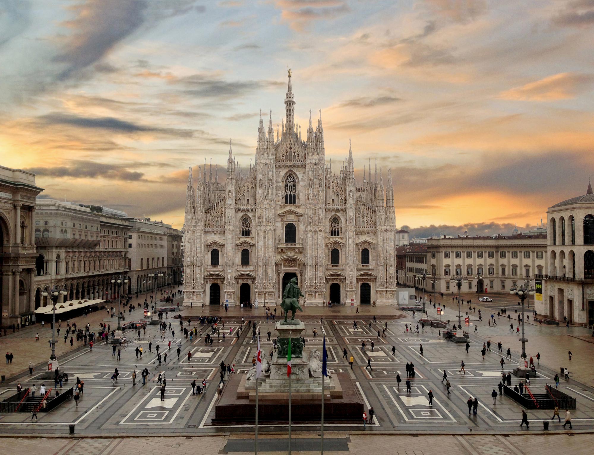 The Magic of the Italian Lakes, Gothic Duomo, Milan, Italy
