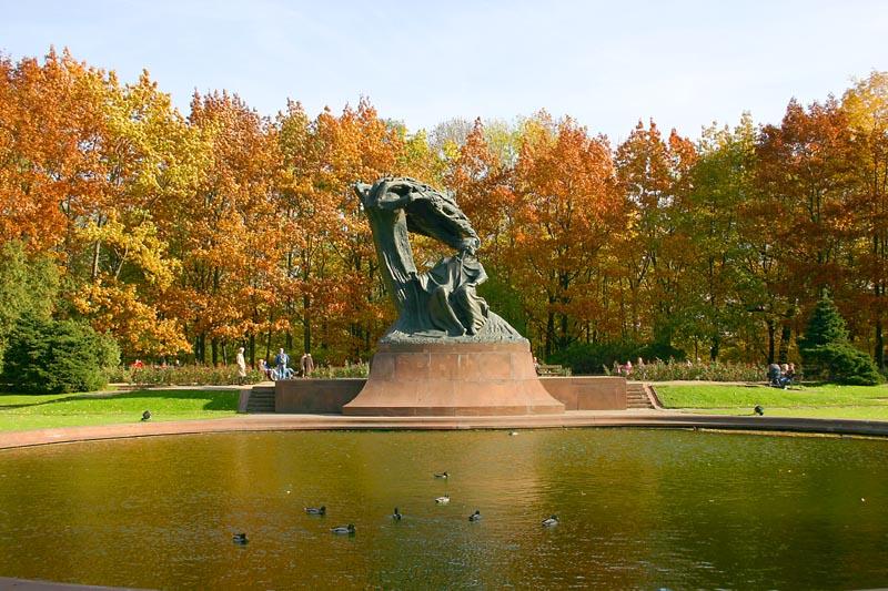 Highlights of Poland - Lazienki Park, Chopin Monument, Warsaw, Poland
