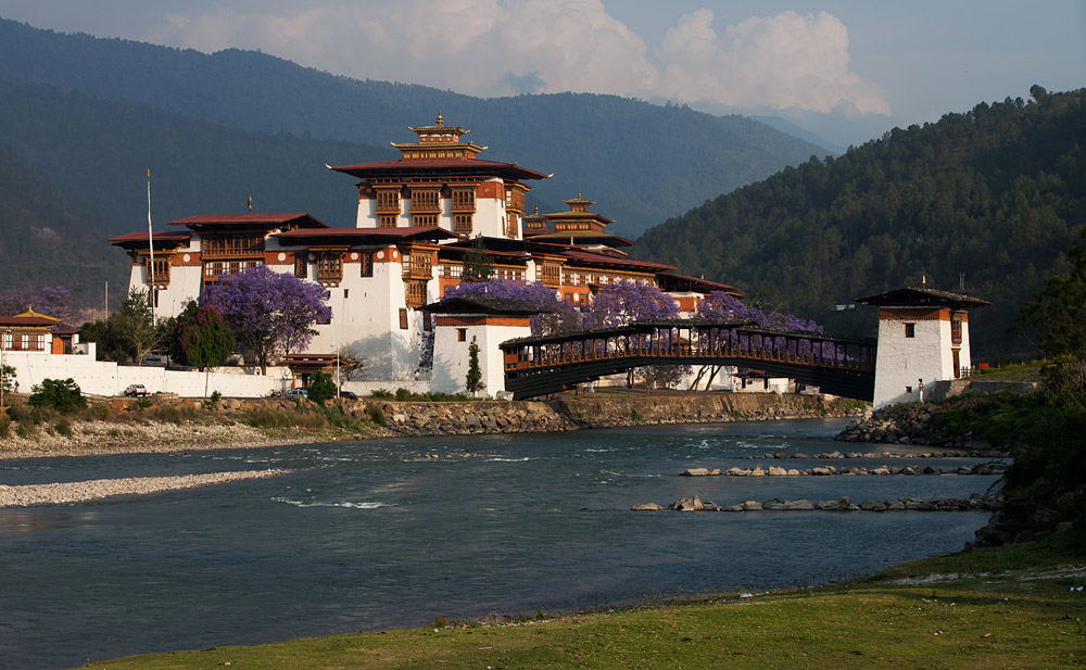 Bhutan, Punakha Valley, Punakha Dzong
