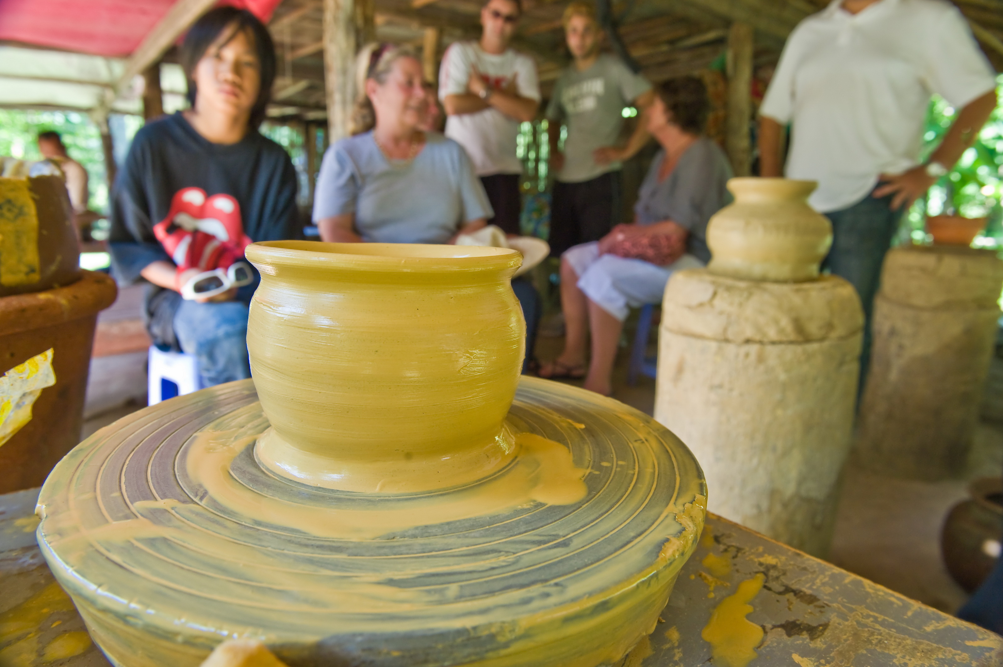 Cambodia Excursions, Making Pottery