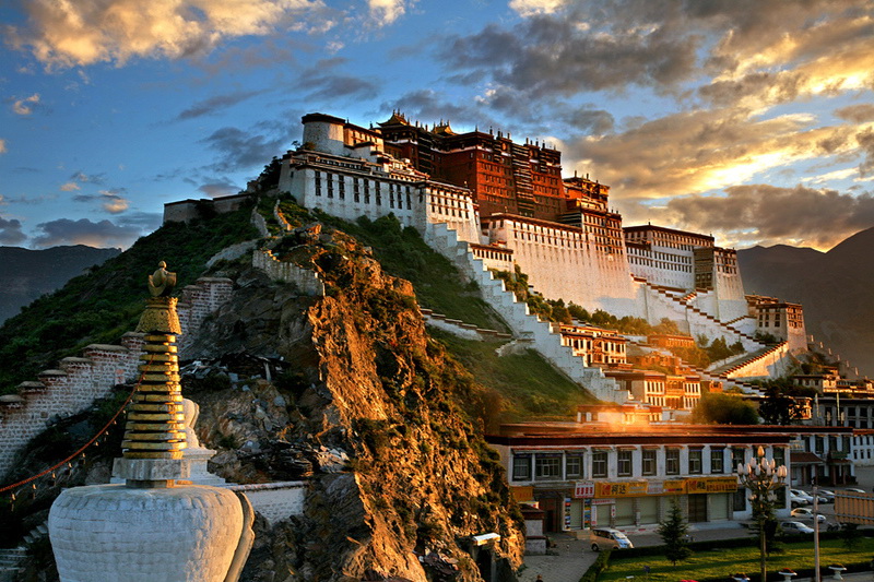 Tibet, Lhasa, Potala Palace