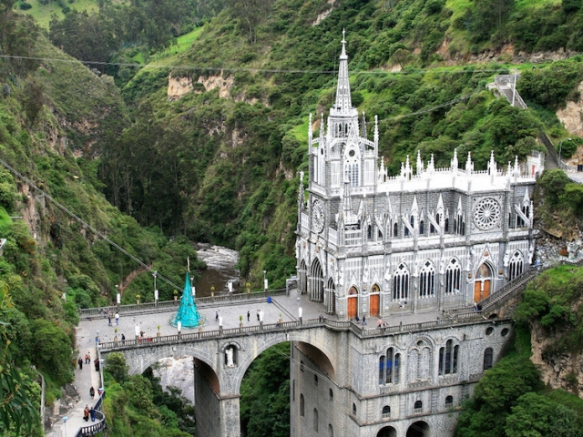 Colombia, Ipiales, Las Lajas Sanctuary