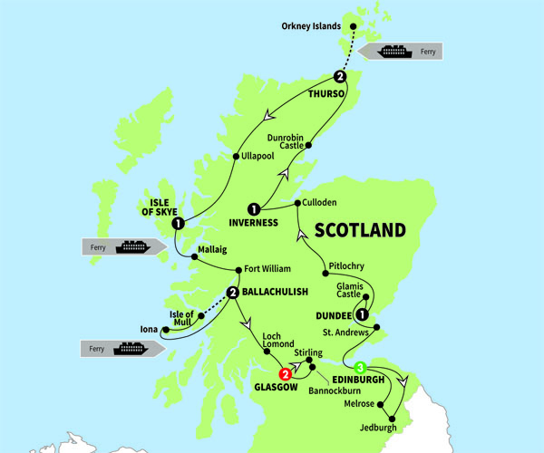 Scotland, Scotland’s Highlands, Islands & Cities
