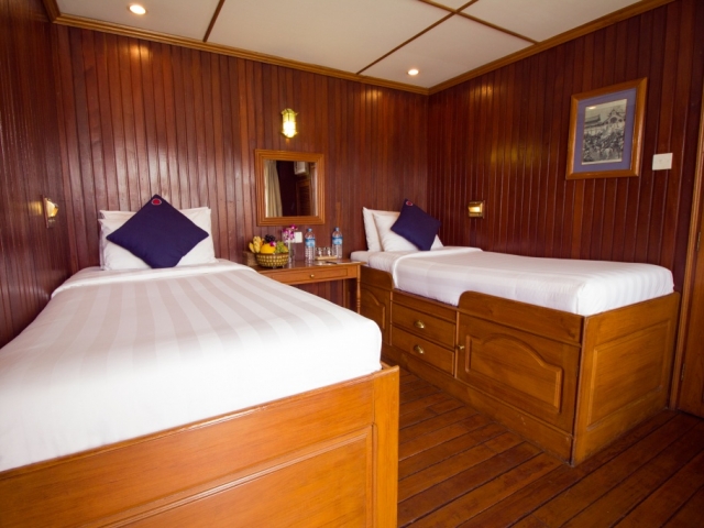 Pandaw River Expeditions, RV Pandaw II, Cabin