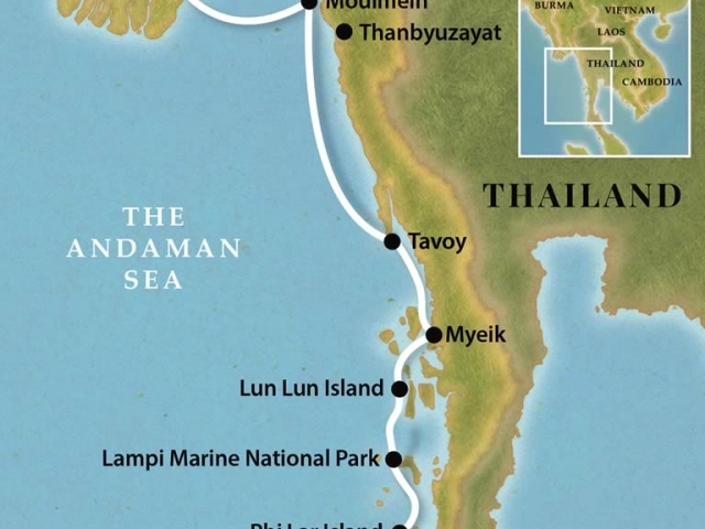 Pandaw Cruise - Burma Coastal Voyage
