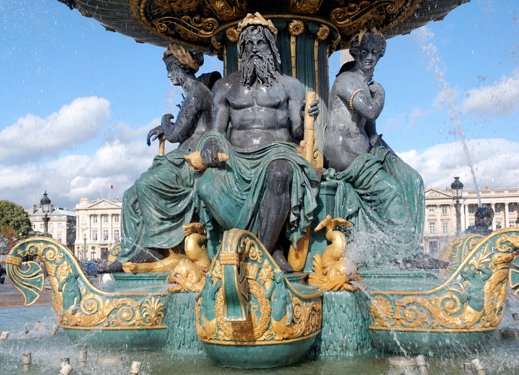 From St. Paul's to St. Peters, France, Paris, Fontaines de la Concorde