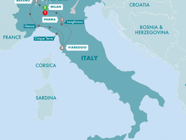 Northern Italy Including Cinque Terre