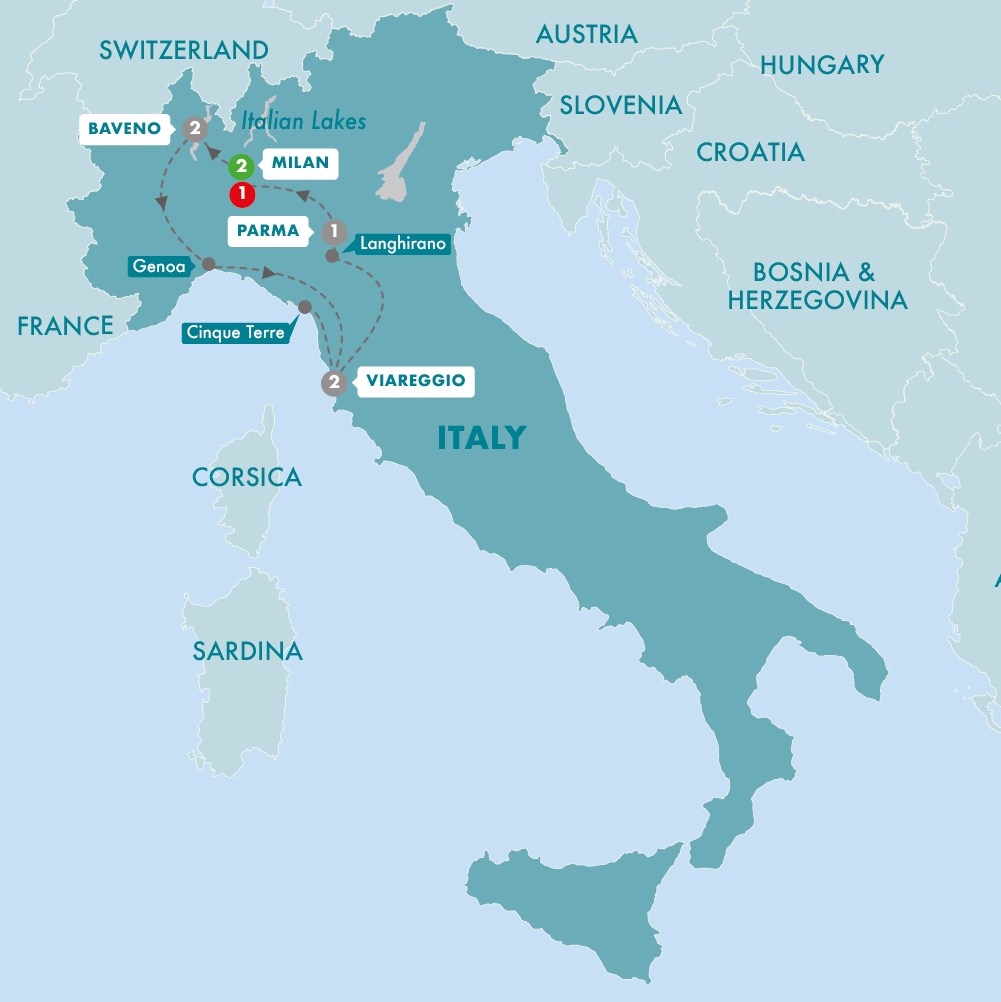 Northern Italy Including Cinque Terre