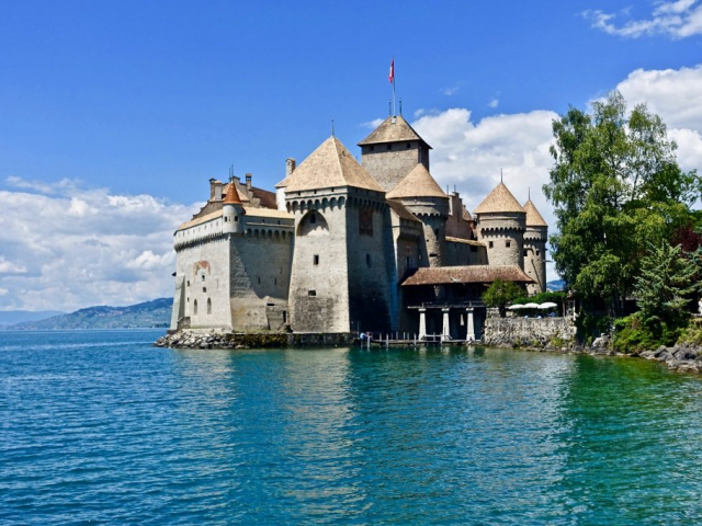 Glorious Switzerland - Chillon Castle, Lake Geneva, Switzerland