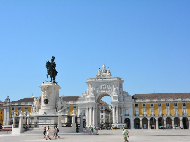 Grand Spain & Portugal - Praça do Comércio, Lisbon, Portugal