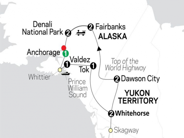 Alaska & The Yukon Tour
