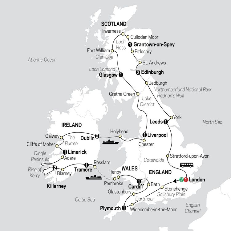 Grand Tour of Britain & Ireland